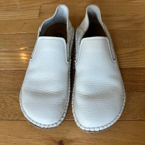 Birkenstock Callen White Leather Slip-On or Slide On Shoes
